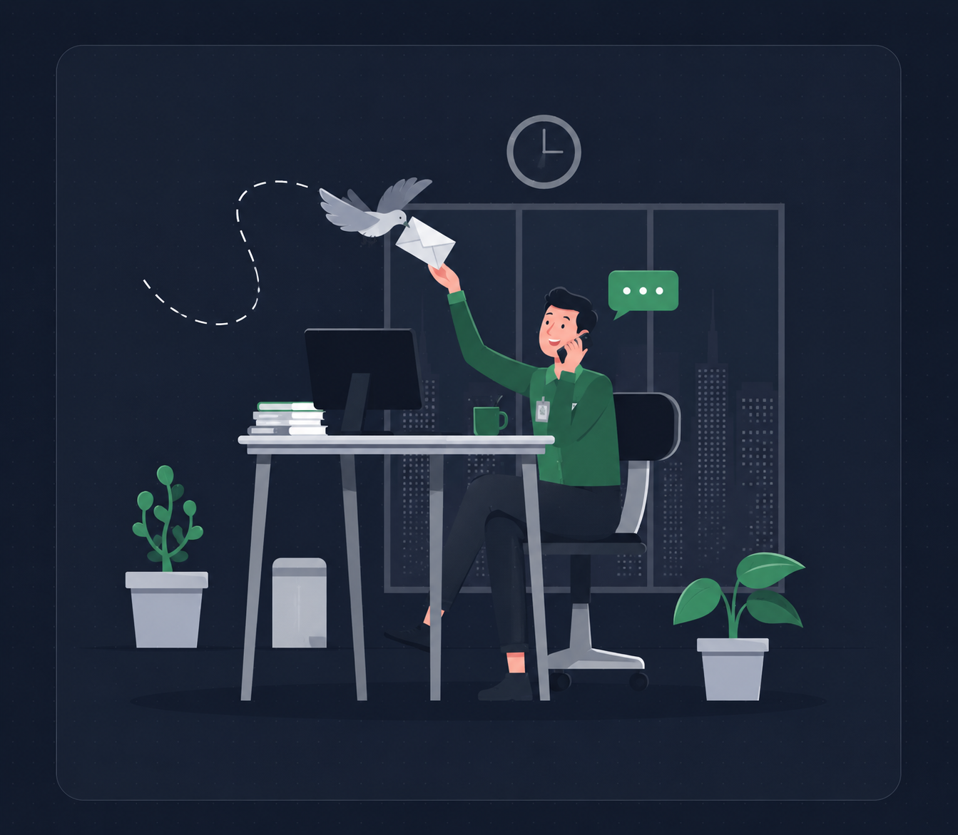 Hospitality Marketing Illustration